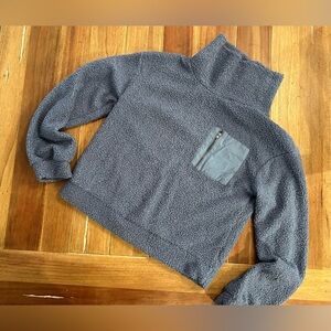Wallflower slate blue  pull over. Small.